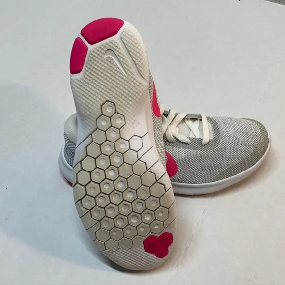 Nike Women's Gray and Pink Sneakers (Size 10) - Picture 6 of 8